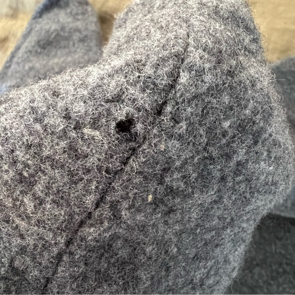 Grey 100% wool fleece suit 6-12m - Picture 4 of 4